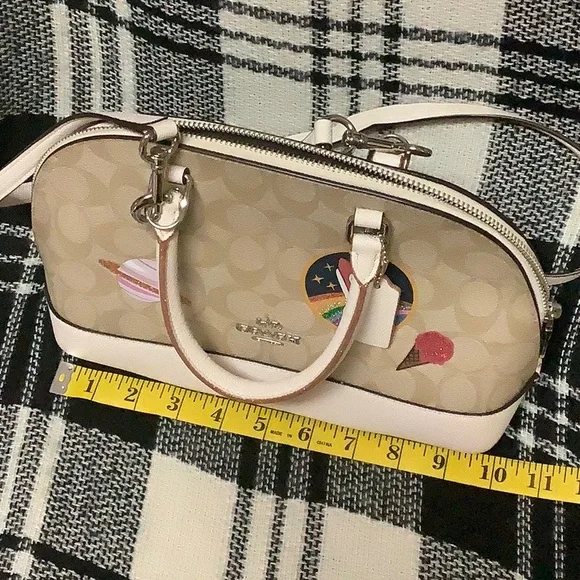 Coach mini Sierra satchel outer space graphic purse - Picture 11 of 12